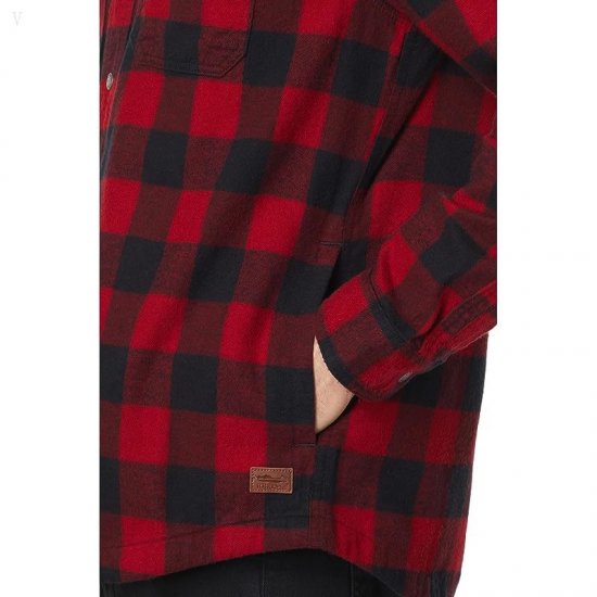 L.L.Bean Scotch Plaid Hooded Shirt Slightly Fitted Regular Rob Roy Tartan ID-uaeOCkIs