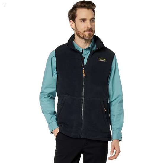 L.L.Bean Mountain Classic Fleece Vest Tall Black ID-XPwcTGUJ