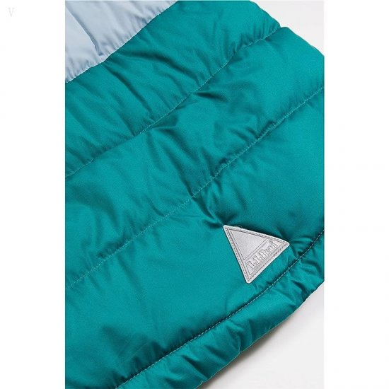 L.L.Bean Bean\'s Down Jackets Color-Block (Little Kids) Warm Teal ID-5jkjhZor