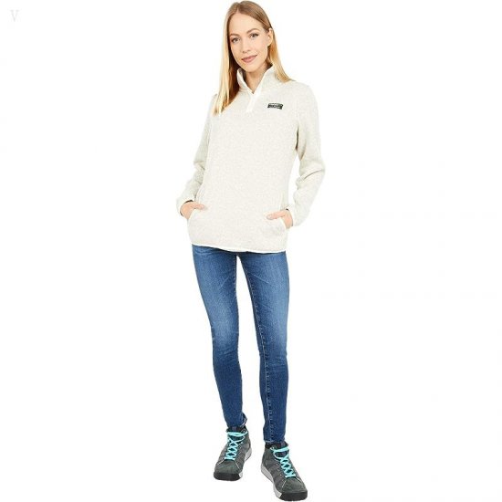 L.L.Bean Sweater Fleece Pullover Sailcloth ID-lIj2HpkW