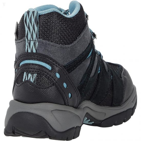 L.L.Bean Trail Model Hiker Water Resistant (Toddler/Little Kid/Big Kid) Black/Silver Blue ID-um4oPs3N