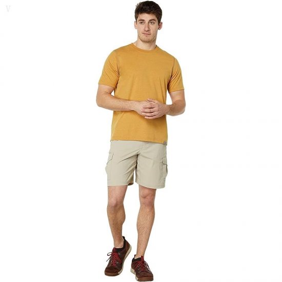 L.L.Bean Insect Shield Field Tee Short Sleeve Regular Dark Amber ID-dsNt9iJi
