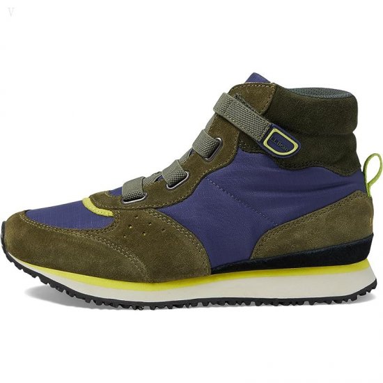 L.L.Bean Katahdin Retro Hiker (Toddler/Little Kid/Big Kid) Dusty Navy/Deep Olive ID-alYZbkQV