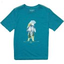 L.L.Bean Graphic Tee Glow in the Dark (Big Kids) Teal Blue Bear ID-4HRRgKON
