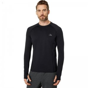 L.L.Bean Heavyweight Base Layer Crew Long Sleeve Black ID-qJMmaSHO