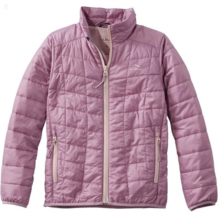 L.L.Bean PrimaLoft Packaway Jacket (Big Kids) Mauve Berry ID-1n6JkFfb - Click Image to Close