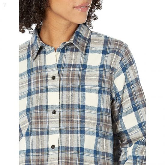 L.L.Bean Scotch Plaid Shirt Indigo Tartan ID-y3h8fsyL
