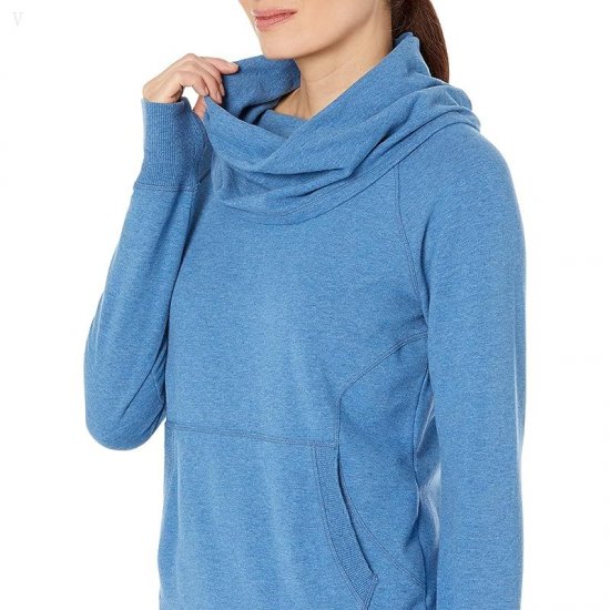 L.L.Bean Bean\'s Cozy Pullover Marine Blue Heather ID-cZoIataF