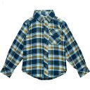 L.L.Bean Flannel Shirt (Little Kids) Deep Admiral Blue ID-eUa91NZJ
