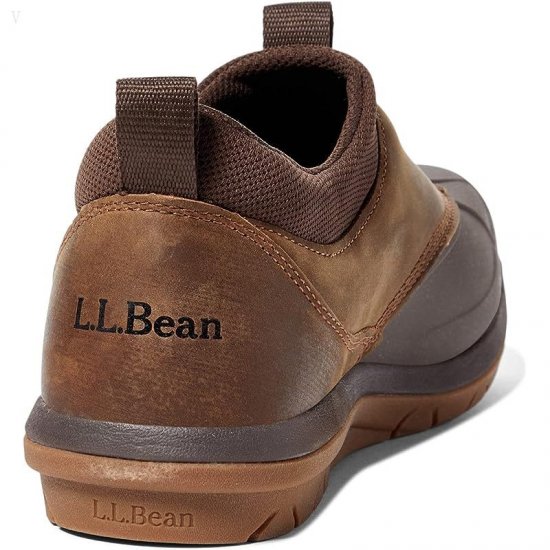 L.L.Bean Storm Chaser Shoe 5 Slip-On Toasted Coconut/Bean Boot Brown ID-QM2paIyQ