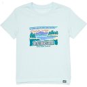 L.L.Bean Organic Short Sleeve Tee (Little Kids) Blue Haze Logo ID-ogpfea85