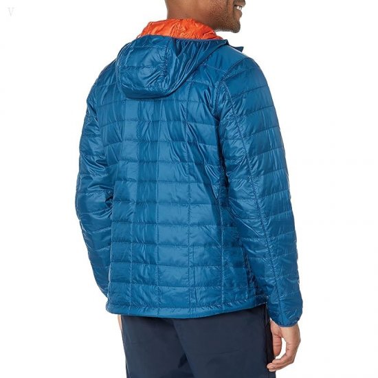 L.L.Bean Primaloft Packaway Hooded Jacket Regular Dark Marine Blue/Black ID-Zf5MVgPs