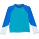 L.L.Bean Sun-and-Surf Swim Shirt (Little Kids) Aquamarine Color-Block ID-fHyg3gXv