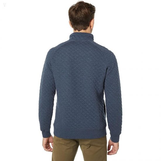 L.L.Bean Quilted Sweatshirt Indigo Heather ID-z7QefRnO