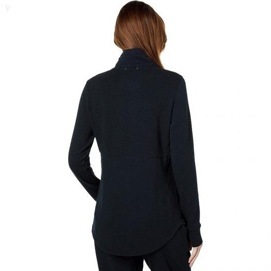 L.L.Bean Bean\'s Cozy Mixed Knits Pullover Midnight Black ID-ZCvvuVW3