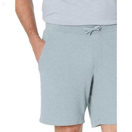 L.L.Bean Comfort Waffle Lounge Shorts Gray Heather ID-PyEofpCW