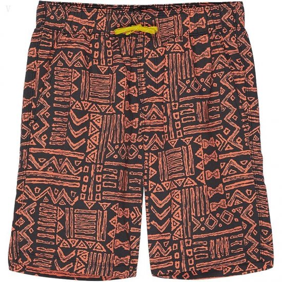 L.L.Bean Stowaway Shorts Print (Big Kids) Ember Geo ID-Yes7IG7z
