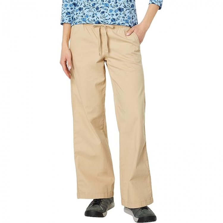 L.L.Bean Lakewashed Pull-On Wide Leg Pants Boulder ID-5DxOq60n - Click Image to Close
