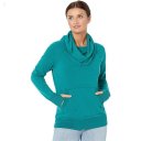 L.L.Bean Petite Bean's Cozy Pullover Warm Teal Heather ID-CoB93j2Q