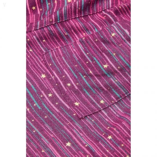 L.L.Bean Flannel Pajamas (Big Kids) Plum Grape Under the Stars ID-hgbK2fdn