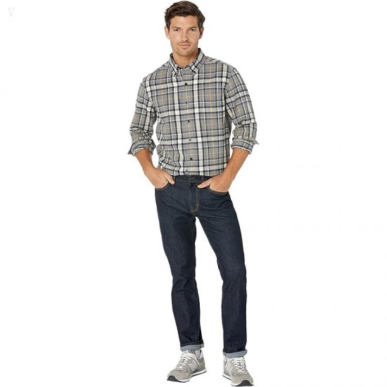L.L.Bean Scotch Plaid Flannel Traditional Fit Shirt Bean of Freeport Gray ID-GYbcb5xO