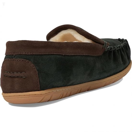 L.L.Bean Wicked Good Slipper Venetian Black Spruce/Chocolate ID-LzoQAAyB