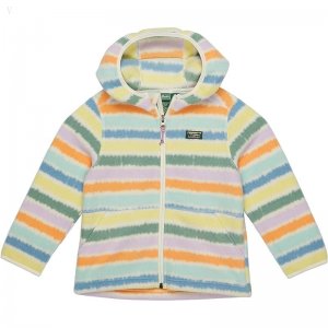 L.L.Bean Mountain Classic Fleece Print (Toddler) Cream Multi Stripe ID-SwccW5v0