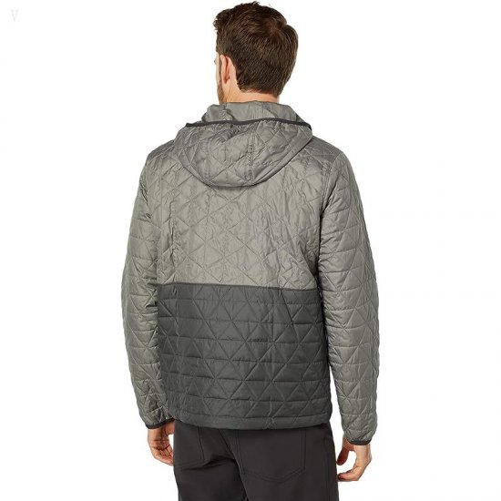 L.L.Bean Katahdin Insulated Pullover Color-Block Graphite/Shale Gray ID-sDEW4GZY