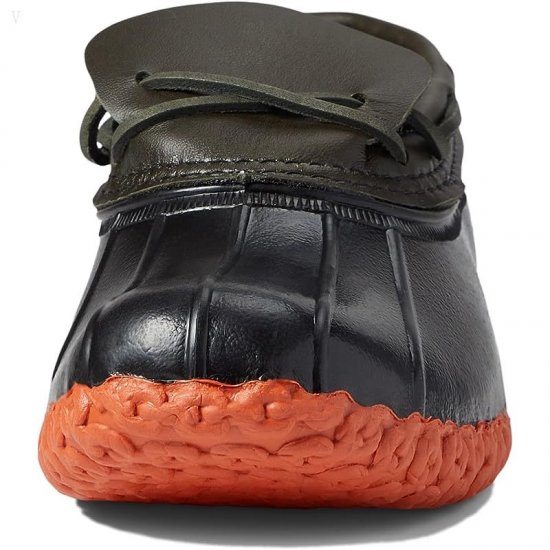 L.L.Bean Bean Boots Rubber Moc Basil/Black/Sail Orange ID-iCP1lsfu