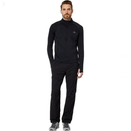 L.L.Bean Heavyweight Base Layer 1/4 Zip Black ID-UkfVFvlv