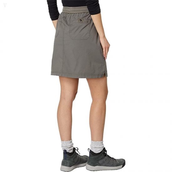 L.L.Bean Ripstop Skirt Dark Taupe ID-nVd8WWlQ