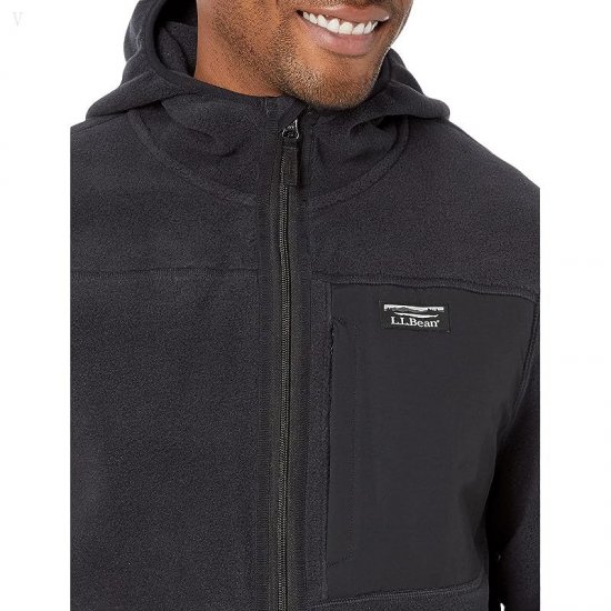 L.L.Bean Mountain Classic Fleece Hoodie - Tall Black ID-9zrCs8qA
