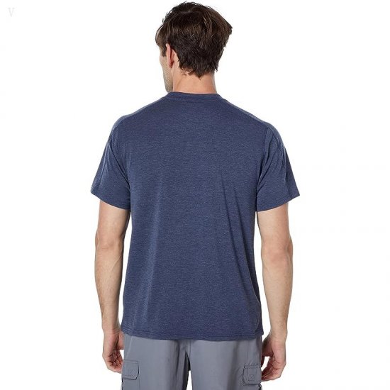 L.L.Bean Everyday SunSmart Tee Short Sleeve Carbon Navy ID-ZsKTRZgr