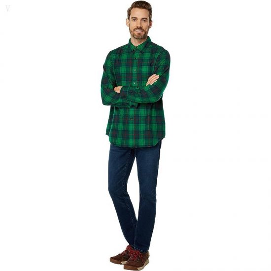 L.L.Bean Scotch Plaid Flannel Traditional Fit Shirt Cranston ID-0dstApcA
