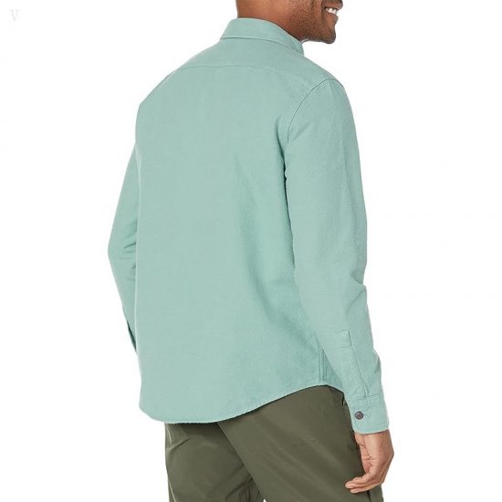 L.L.Bean Signature Chamois Print Sea Pine ID-36176mDt