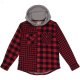 L.L.Bean Fleece Lined Flannel Shirt Hooded Plaid (Big Kids) Deep Red ID-dDWLrNHe L.L.Bean Fleece Lined Flannel Shirt Hooded Plaid (Big Kids) Deep Red ID-dDWLrNHe