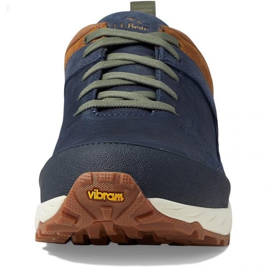 L.L.Bean Trailfinder Water Resistant Hiker Low Carbon Navy/Saddle ID-ACrtCJbf