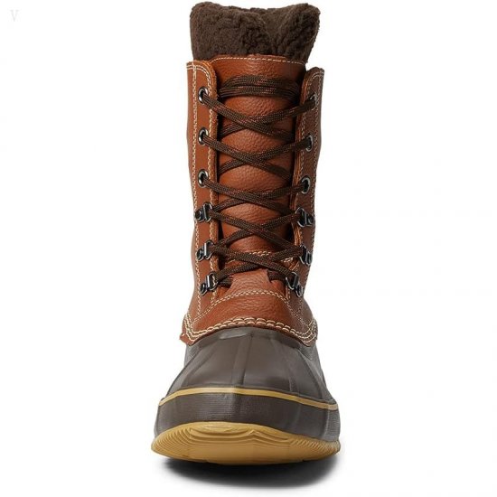 L.L.Bean Snow Boot Tumbled Leather Lace Maple ID-9HcHSGm9