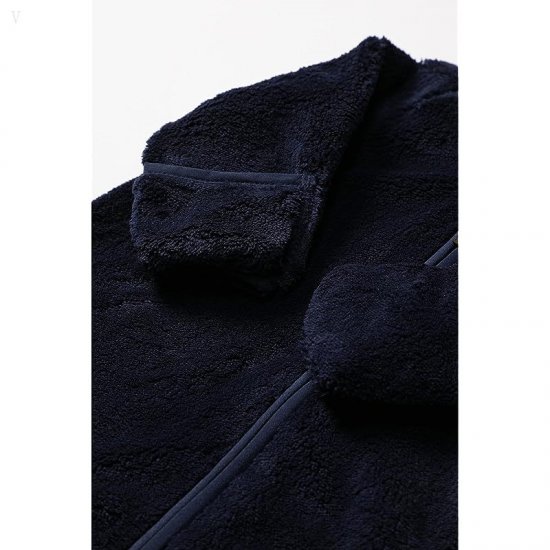 L.L.Bean Hi-Pile Fleece Bunting (Infant) Bright Navy ID-hv6lq2oI
