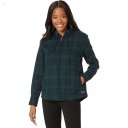 L.L.Bean Scotch Plaid Flannel Relaxed Fit Hoodie Black Watch ID-uGLxOlME