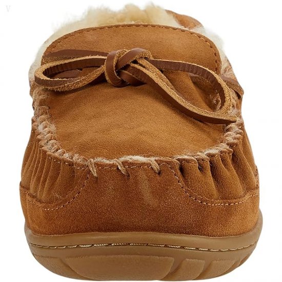 L.L.Bean Wicked Good Camp Moccasins Brown ID-P62TNBGg