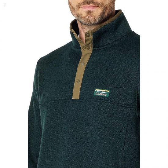 L.L.Bean Sweater Fleece Pullover Dark Hunter ID-yRaj7NqU