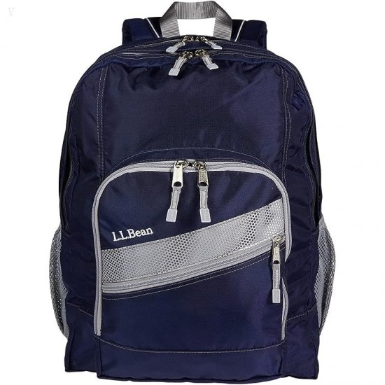 L.L.Bean Kids Deluxe Backpack Navy ID-wGuYgCaQ