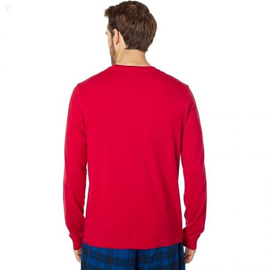 L.L.Bean Camp Pajamas Set Regular Nautical Red ID-YtGuuPjz