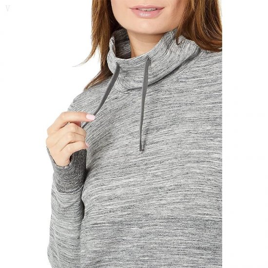 L.L.Bean Bean\'s Cozy Mixed Knits Pullover Marled Light Gray Marl ID-I4uNevNE
