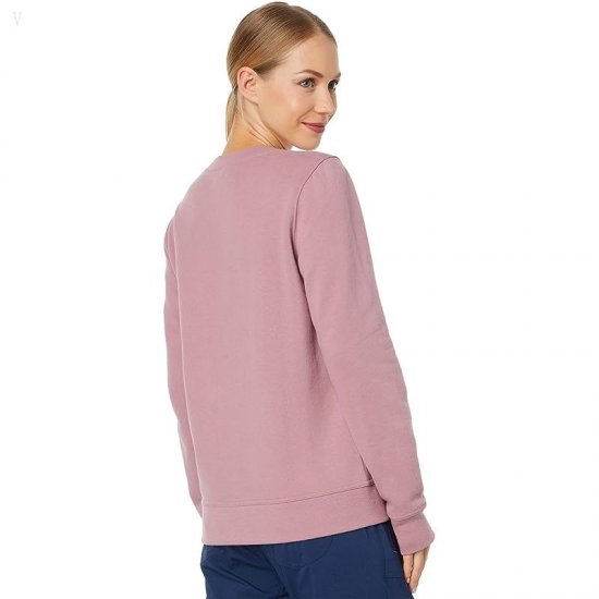 L.L.Bean 1912 Crew Neck Sweatshirt Logo Washed Orchid Collegiate Logo ID-zVPLj2CN