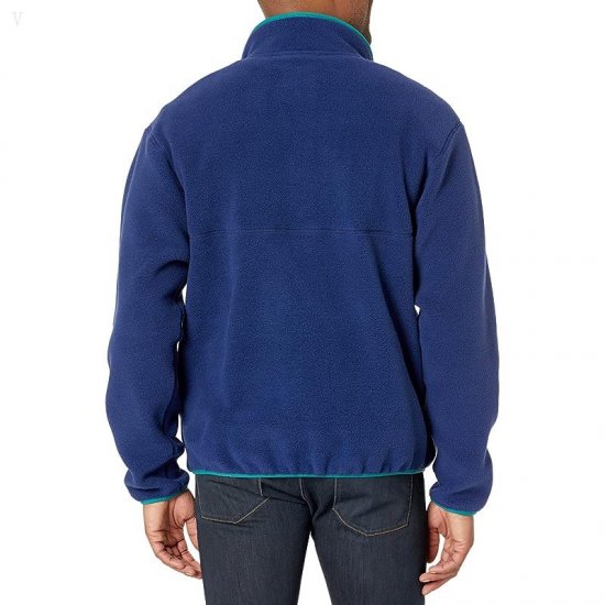 L.L.Bean Bean\'s Classic Snap Fleece Pullover Print Adults Night ID-iZUGPRBn