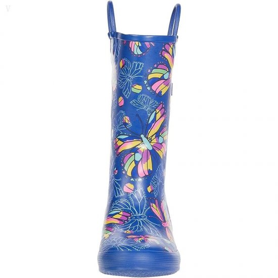 L.L.Bean Puddle Stompers Rain Boots Print (Toddler/Little Kid) Night Sky Butterfly ID-2nEp5B1a
