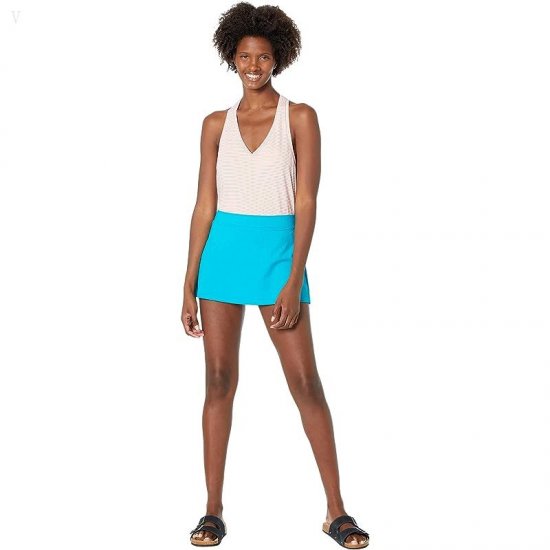 L.L.Bean BeanSport Skirted Bottoms Classic Teal Blue ID-hzfL7DCm