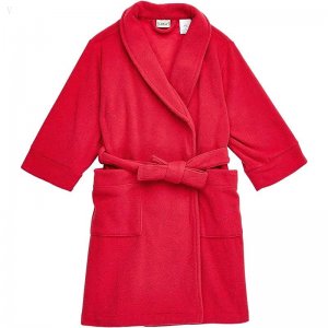 L.L.Bean Fleece Robe (Little Kids) Apple Red ID-C5XFCf6H